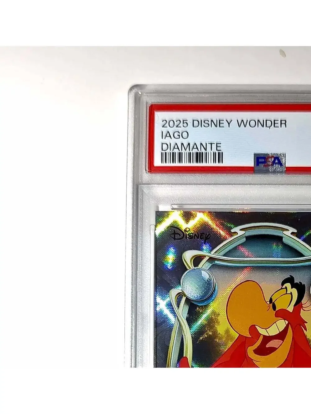 Iago 2025 Topps Disney Wonder #53 Winter Variant Card Aladdin PSA 8